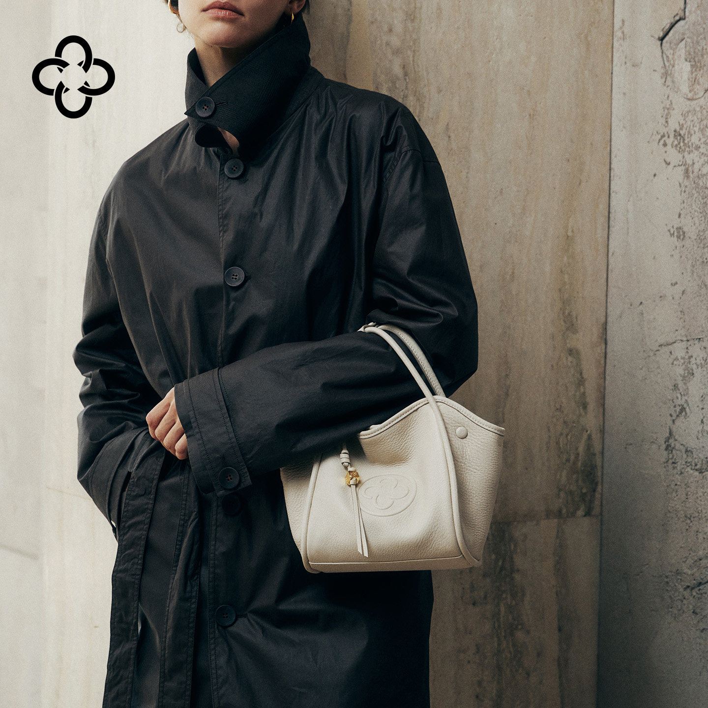 【意大利进口真鹿皮】卡思乐小手提包菜篮子包单肩高级斜挎包XXS