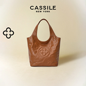 卡思乐MINI马甲包包女2026新款 植鞣牛皮单肩托特包高级手提小菜篮