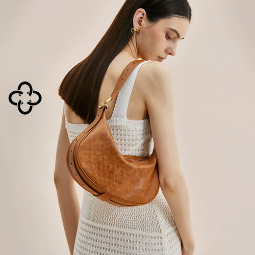 卡思乐休闲腋下新月包新款