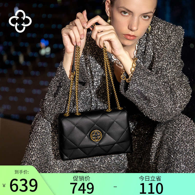 cassile卡思乐包包女2021新款秋冬高级感轻奢大单肩斜挎腋下包潮