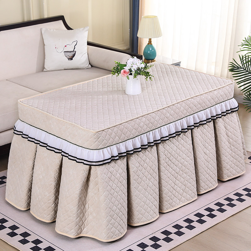 冬季加厚羊毛呢长方形烤火炉罩