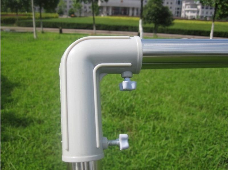 X型晾衣架不锈钢支架弯头晒衣架折叠晾衣架塑料弯头整套配件