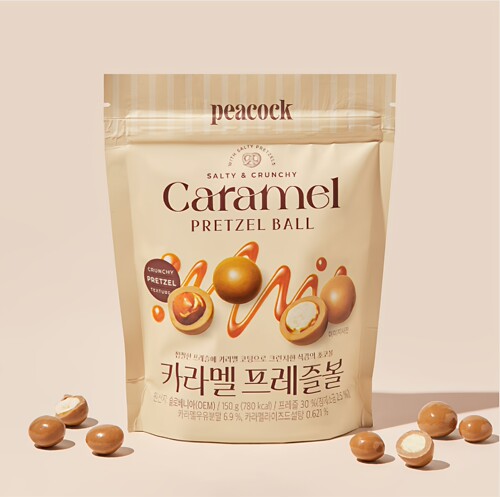 PEACOCK新品焦糖牛奶巧克力豆