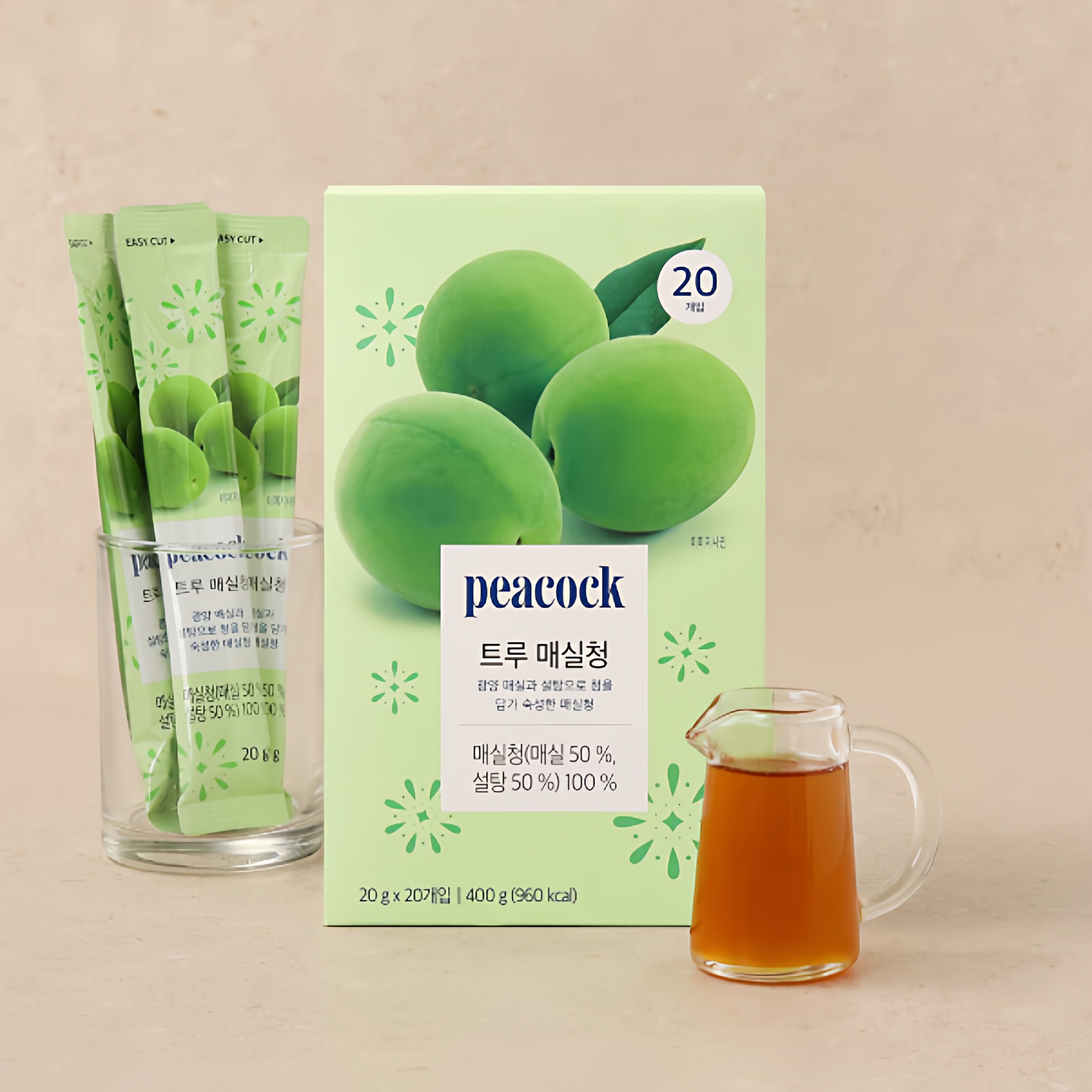 PEACOCK光阳梅子浓缩汁调制果汁