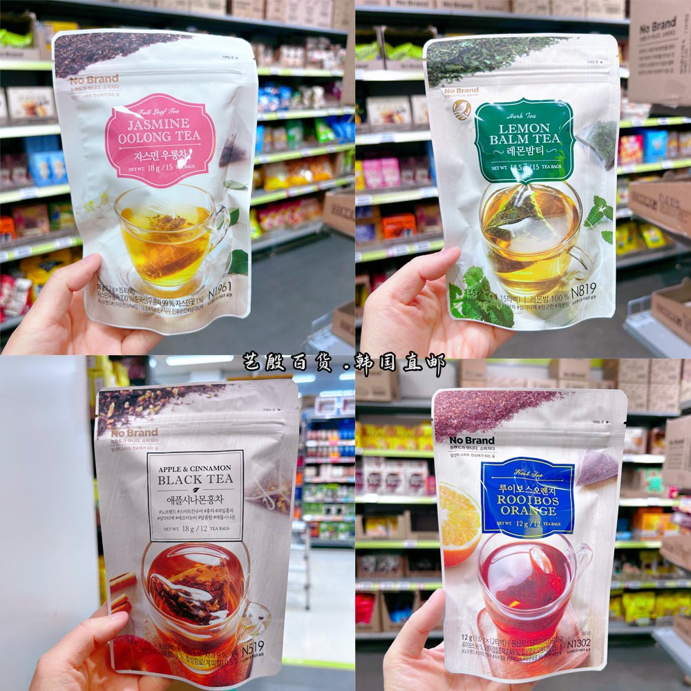 nobrand多种口味茶包冲泡方便