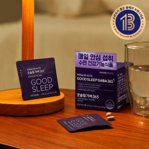 韩国直发VITAL  BEAUTY改善安心睡眠健康质量GABA植物营养补充剂