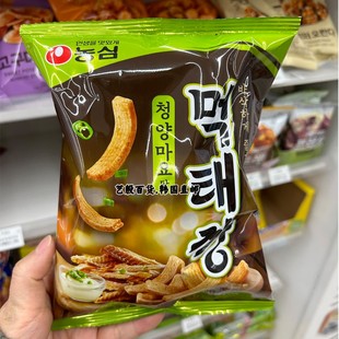韩国直发农心青阳辣椒蛋黄酱味道干明太鱼膨化条60g强烈推荐