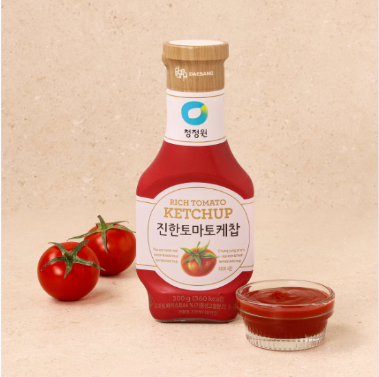 韩国直发清净园番茄酱超浓郁蘸料炸物披萨薯条酱料300g/瓶