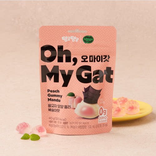 BiBigo零糖低卡水果味夹心软糖
