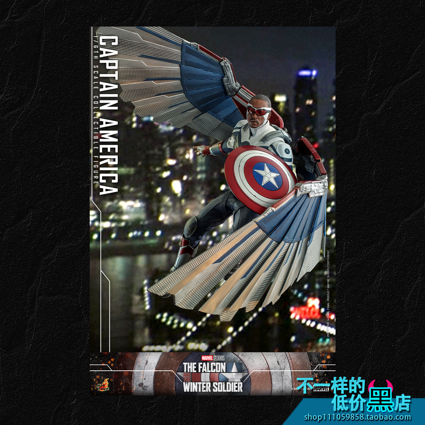 TMS040 HOTTOYS 1/6 漫威 猎鹰与冬兵美国队长（猎鹰）鹰队 现货