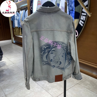 EVISU福神 2025秋新品男佛头印花牛仔夹克外套2EAHTM5DJ1011RXDN