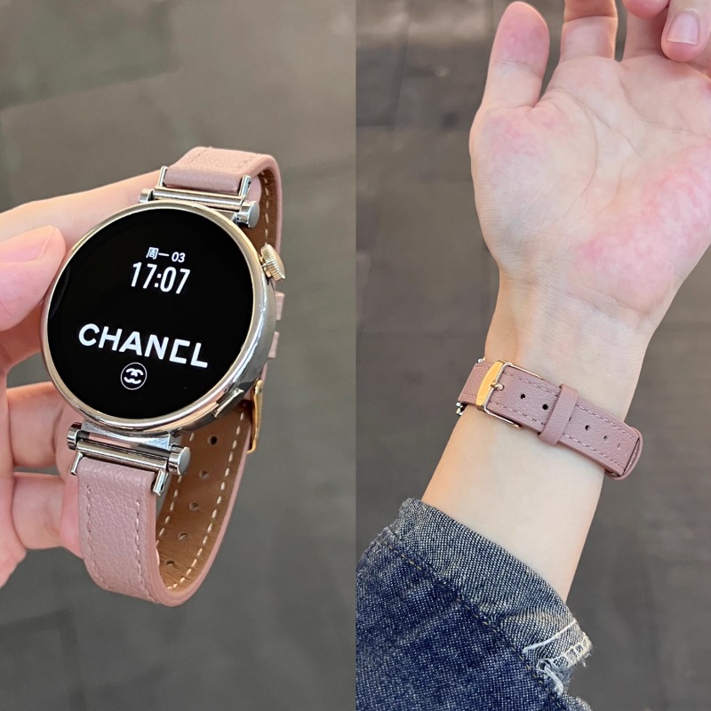 细版小羊皮适用华为GT6pro表带新款真皮gt5高级女watch5手表腕带
