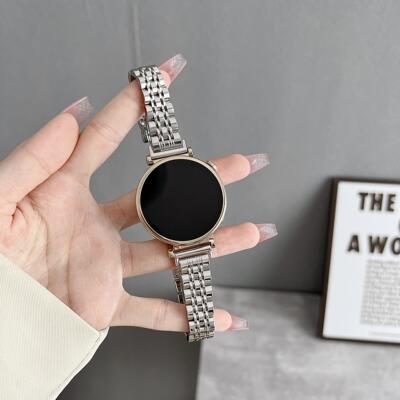 适用华为GT5pro表带GT4不锈钢带GT3蝴蝶扣新款watch3/4金属Magic2