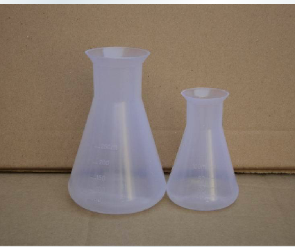 塑料三角烧瓶 pp新料 带刻度 耐腐蚀 250ml毫升 容量瓶 烧杯量大