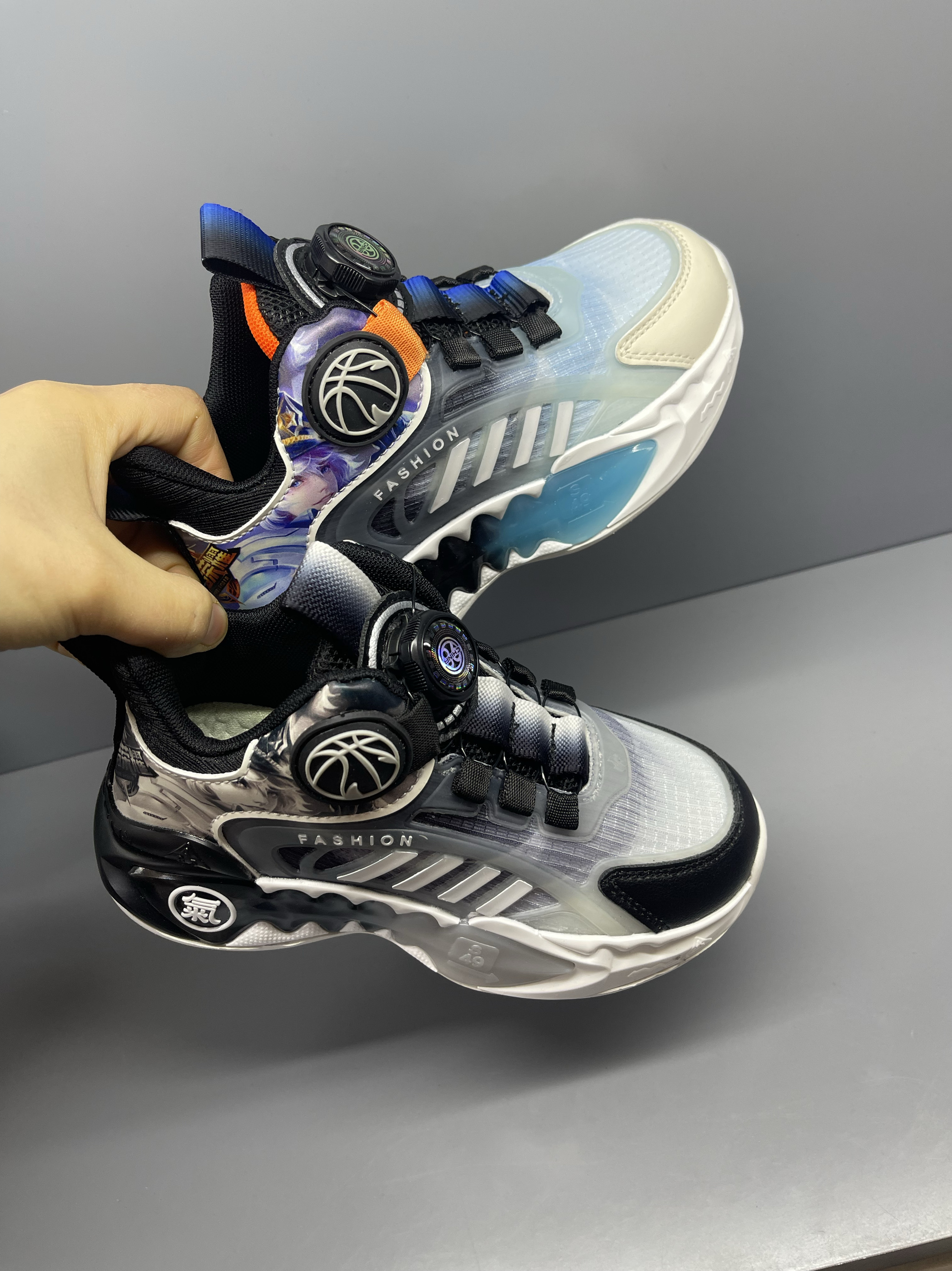 32-37双网新款鞋纽扣百搭潮鞋B52