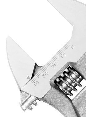 Jetech捷科工具光柄硬柄活板活动扳手大开口扳子4寸30寸