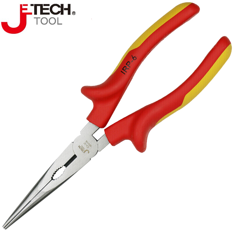 捷科（JETECH）绝缘尖嘴钳IRP-6  IRP-8