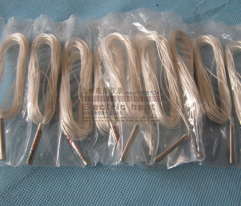 3米高温引线铂电阻PT100 热电阻 温度探头PT100 铂电阻