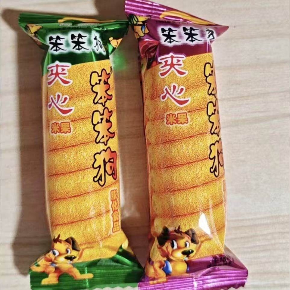 新货笨笨狗粗粮夹心米果