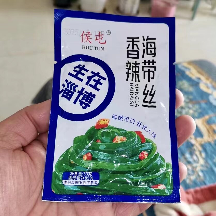 侯屯海带丝香辣味开袋即食