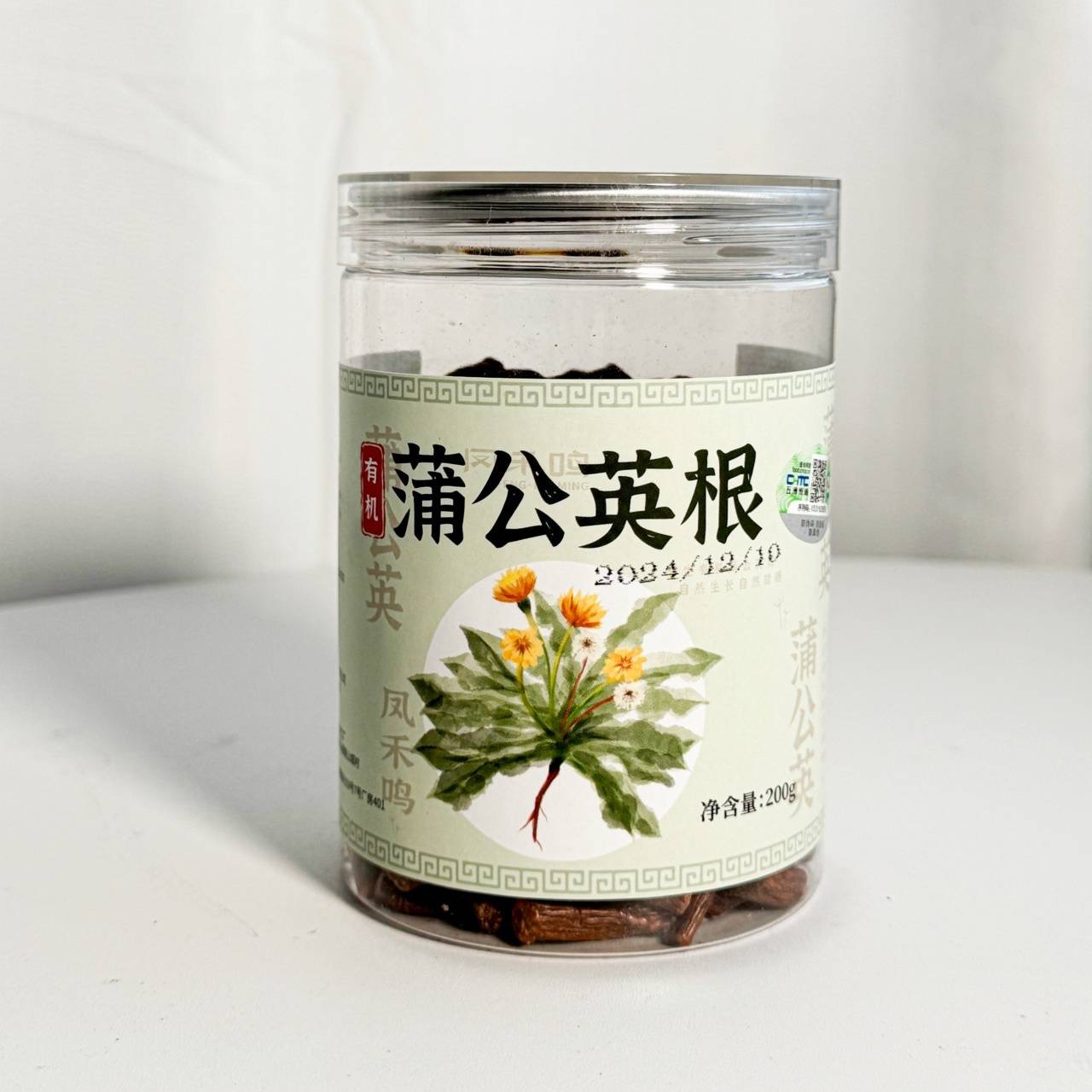 凤禾鸣有机蒲公英根茶200g 晒干野生蒲公英根泡水大根无硫蒲公英