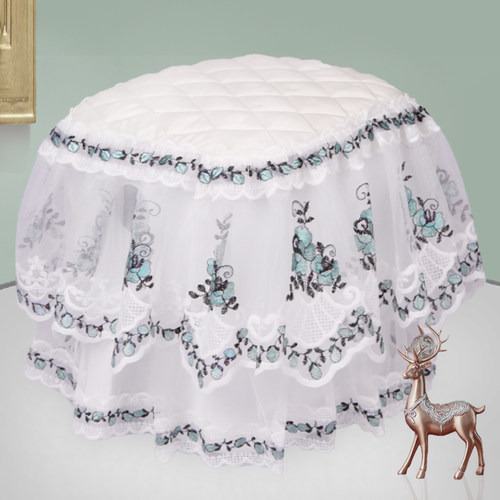 电饭煲罩子圆形方形家用厨房欧式布艺蕾丝电饭煲防尘防灰全包套子