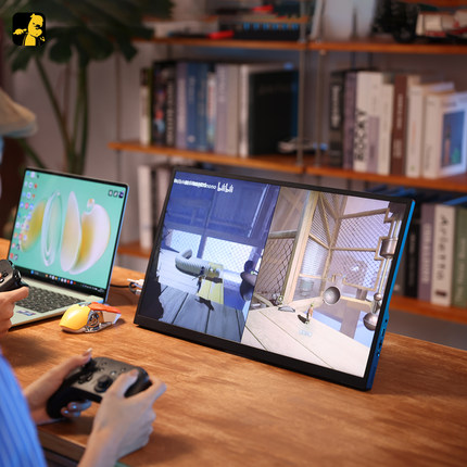 手机电脑笔记本副屏分屏 TYPE-C轻便超薄窄边21寸移动便携显示器
