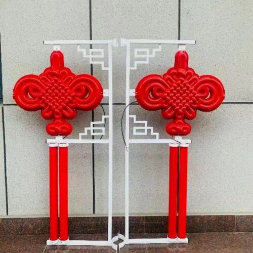 路灯杆户外防水中国结