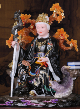 东北铁刹山黑妈妈佛像供奉摆件