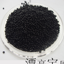 2MM黑色米珠diy珠子材料  配件饰品串珠舞蹈服鞋帽散珠10克