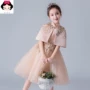 Váy hoa công chúa váy công chúa hai mảnh fluffy Pháp váy dạ hội trẻ em trang phục catwalk - Váy trẻ em váy công chúa cho bé gái 12 tuổi