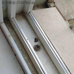 塑钢门窗滑轨铝轨窗户轨道推拉窗移窗移门滑轮凸槽下轨道修复配.