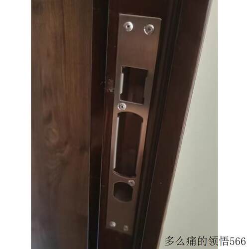 家用导向片塑料壳不锈钢门框锁扣防盗门配件锁具锁体压边条锁舌.