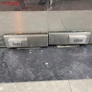 地弹簧门里外通开商铺门锁夹地锁无框门下夹锁玻璃大门门夹办公.