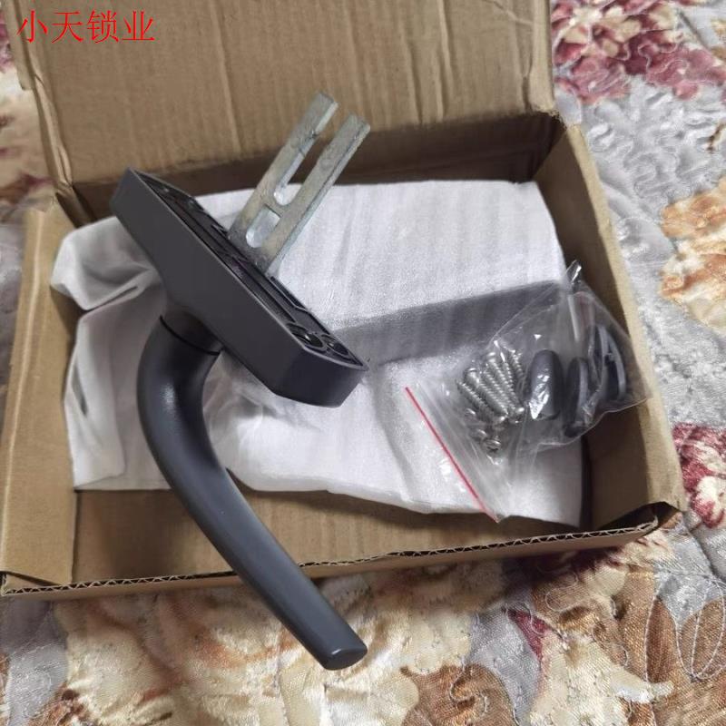 老式加厚窗户传动执手锁50铝合金门窗把手柄外推平开窗转动拉手.