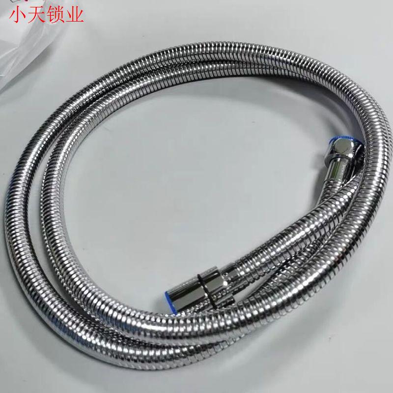 通用喷头4分淋浴软管淋雨出水管不锈钢配件热水器花晒花洒连接.