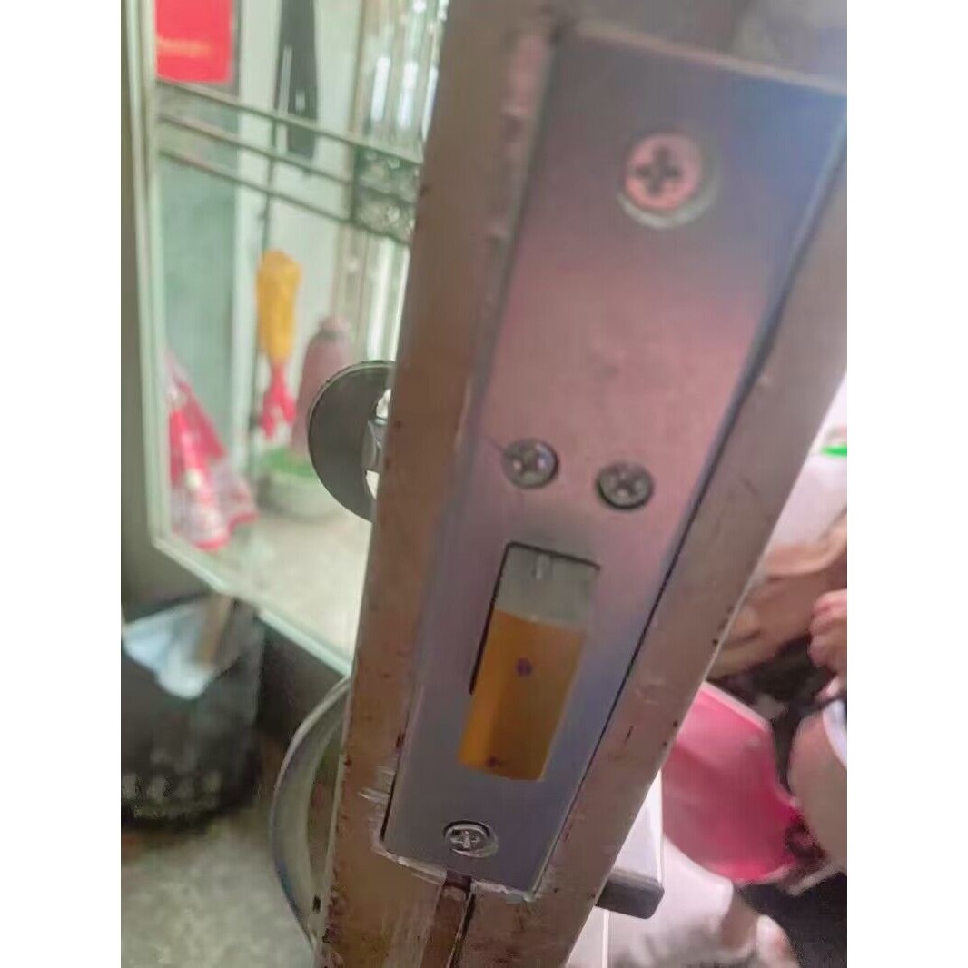 申士牌9412插芯门锁 9411锁 老式铁门锁 双铜头铜芯 申翔丰收利.图片