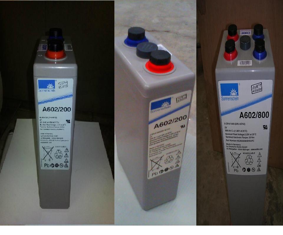 德国阳光蓄电池A602/280 2V280AH进口电池 OPZV管式胶体系列 电力