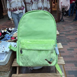 香港迪士尼乐园奥乐米拉欧陆olu龟新品 可爱毛绒双肩背包特价