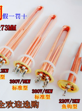 不锈钢全铜水箱开水器热水器加热管发热管电热管36912KW千瓦