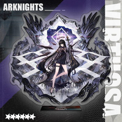 明日方舟动漫立牌桃弑君者拉普兰德塑心缄默德克萨斯亚克力大立牌