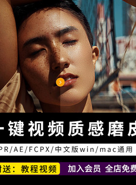 pr fcpx ae磨皮插件 beautybox 视频美白降噪美颜瘦脸美容mac win