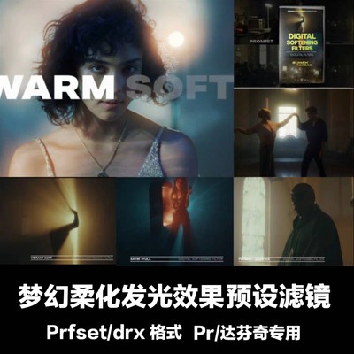 Tropic Colour Digital Softening Filters 数字柔化滤镜PR达芬奇