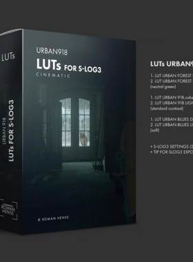 油管大神Roman Hense为索尼SLOG3设计的Lut（eUrban-918），德味