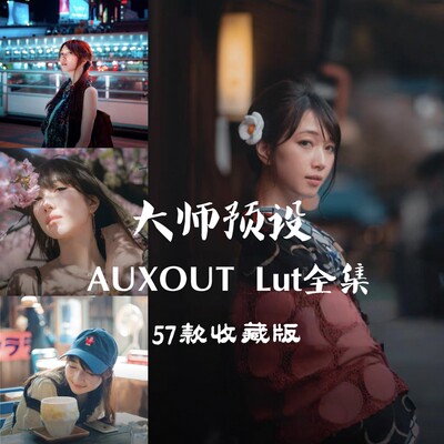 AUXOUT  Lut合集,索尼lut,57款支持sony   HLG2/cine/slog2/slog3