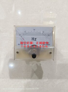 上海SHER讯尔频率表 HZ仪表85L1-Hz GB776-76 45-55hz