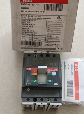 1SDA051004R1 SACET2S160 3P 160A T2S160 TMD160/1600 F F 3P