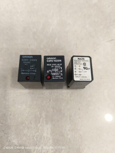 日本产OMRON欧姆龙继电器G9H-205S G3FD-102SN AQF2AD1-3/28VDC