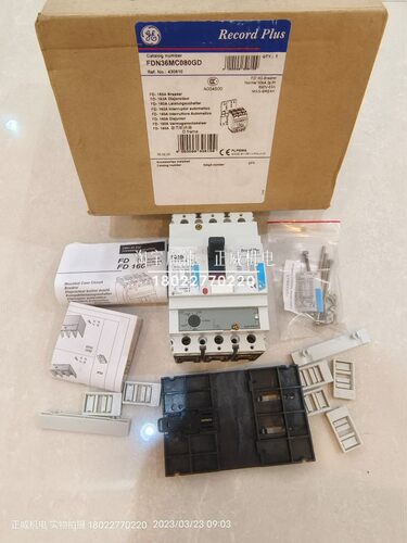 Record Plus通用GE波兰产塑壳断路器FDN36MC080GD 3P 80A FD160