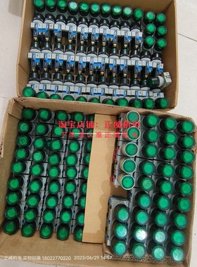 IDEC和泉绿色平头按钮自复开关ALW NO HW-C10/NC HW-C01带TW-DA1